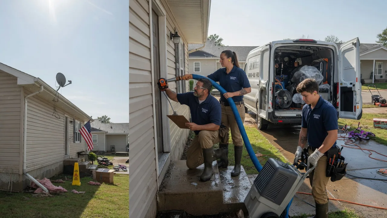 Ceiling Water Damage Restoration in Havana, IL near me